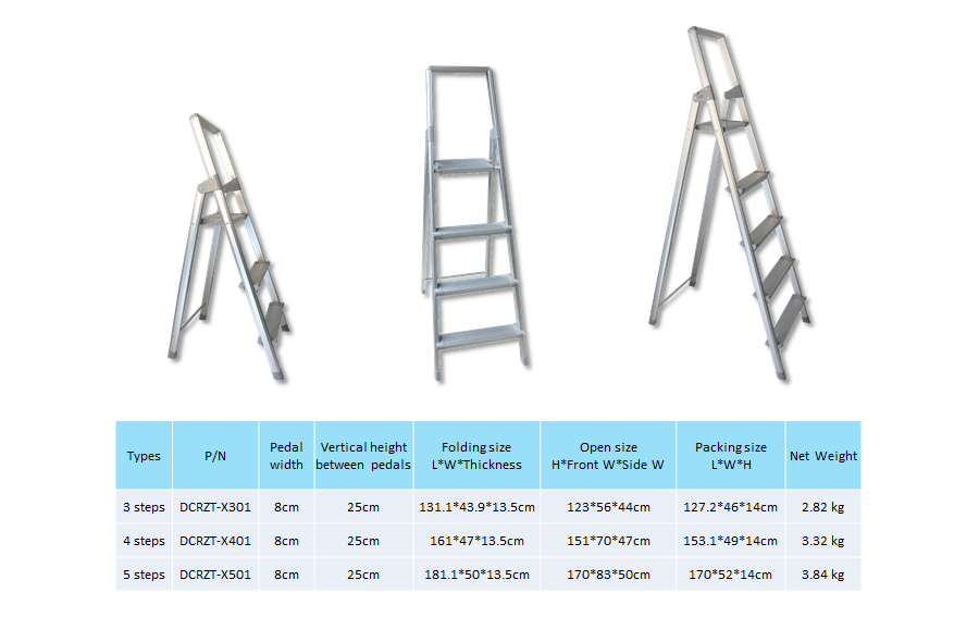 lightweight aluminum step ladder