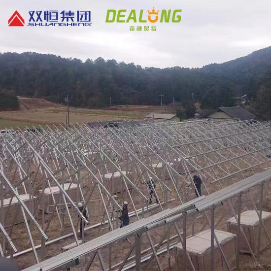 wholesale structure de montage pour l'agriculture photovoltaïque ensemble au sol vis sans fin en aluminium support matériel pv structure
